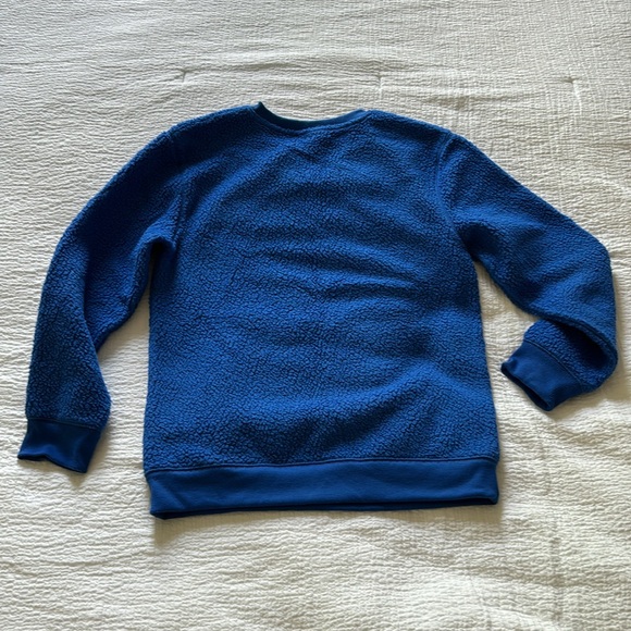 Cat & Jack Royal Blue Plush Fleece Seatshirt - Picture 2 of 9